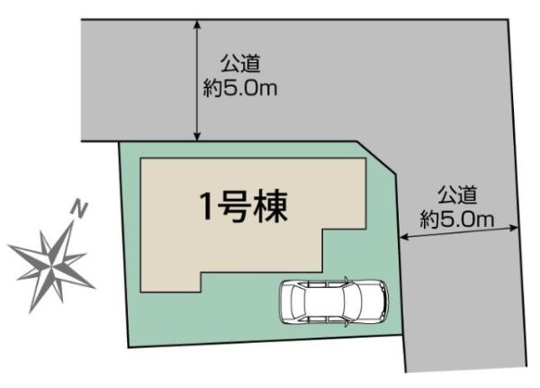 狛江市岩戸南4丁目新築戸建　区画図　