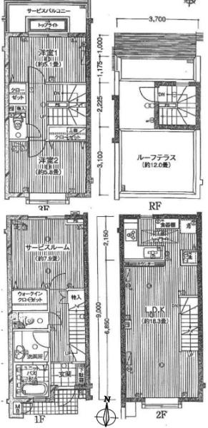 　間取り　