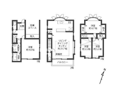 　間取り　