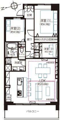 　間取り　