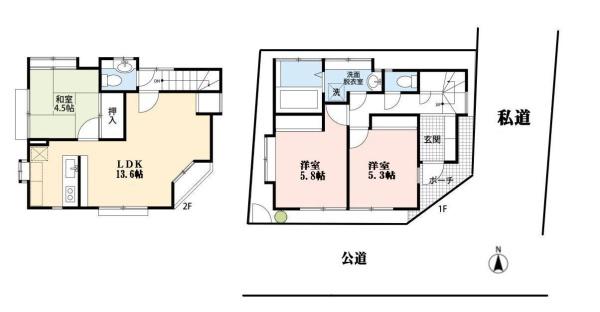 　間取り　区画図