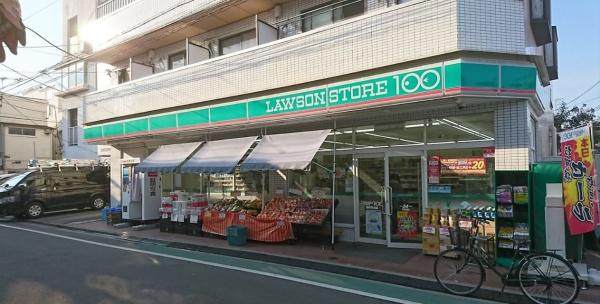 　ローソンストア100高円寺北店（コンビニ）／617m　