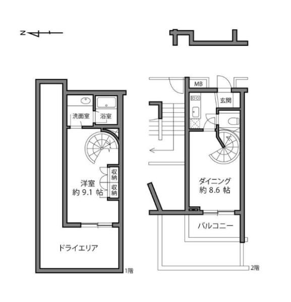 　間取り　